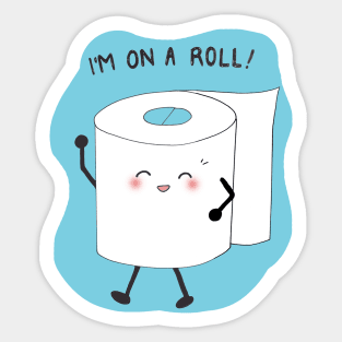 On A Roll Sticker